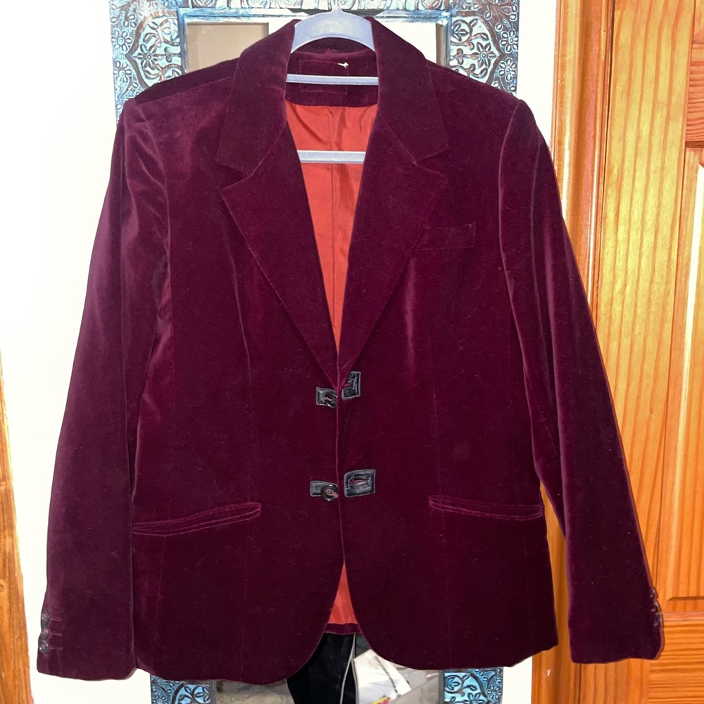 Vintage velvet blazer